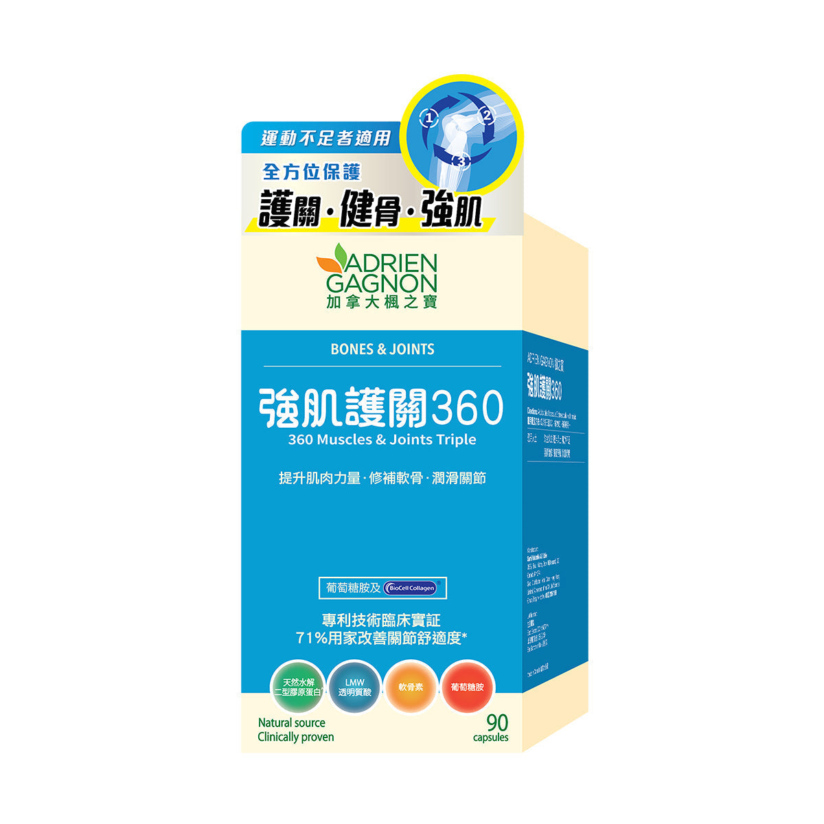360 Muscles & Joints Triple (90 Capsules)
