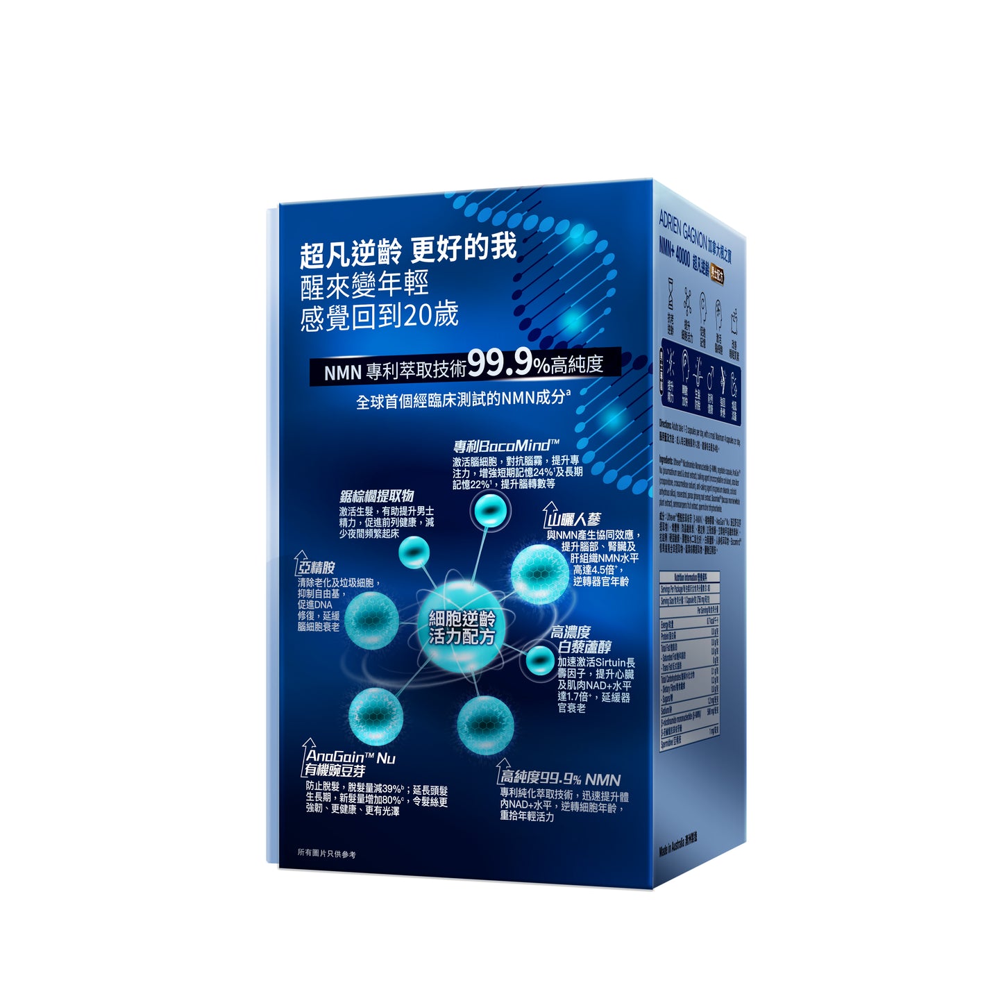 NMN+ 40000 Men (80 Capsules)
