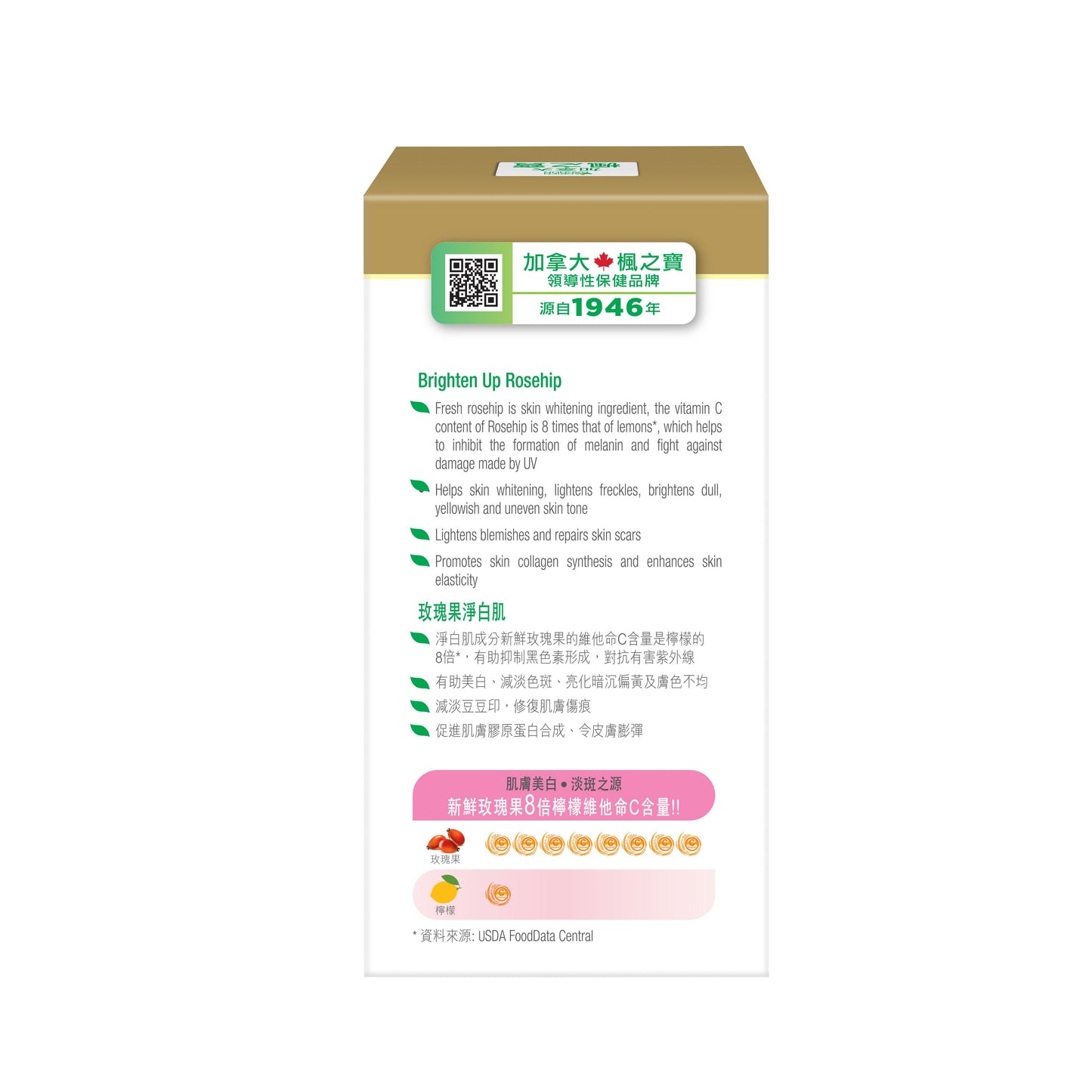 Brighten Up Rosehip (60 Tablets)