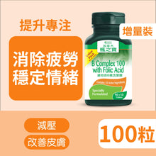 B Complex 100 with Folic Acid (100 Tablets)