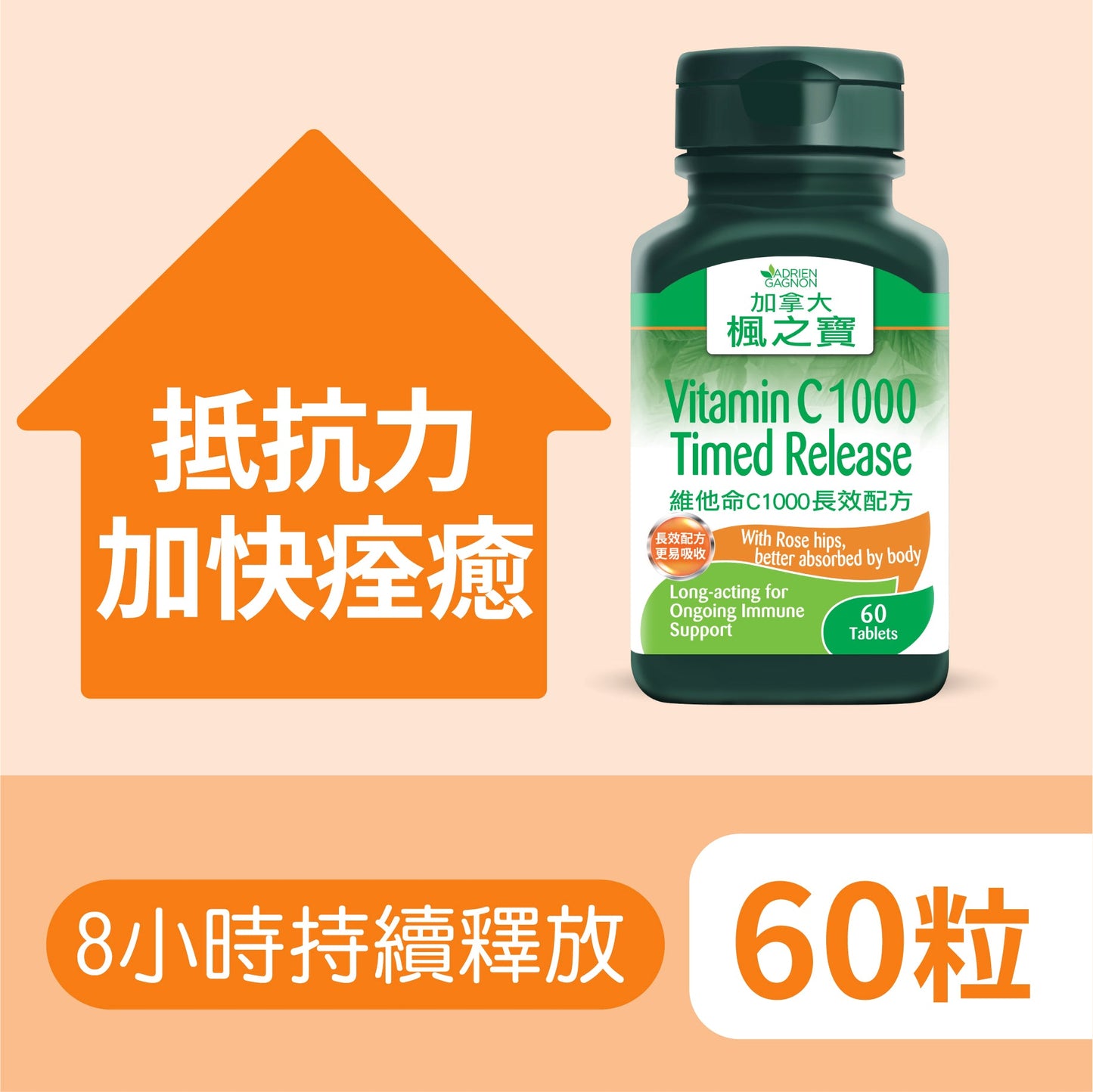 Vitamin C 1000 Timed Release (60 Tablets)